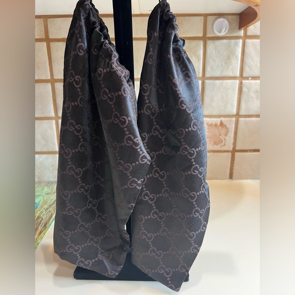 Gucci Brown Logo Authentic Duster~Shoe Bags - Picture 2 of 6